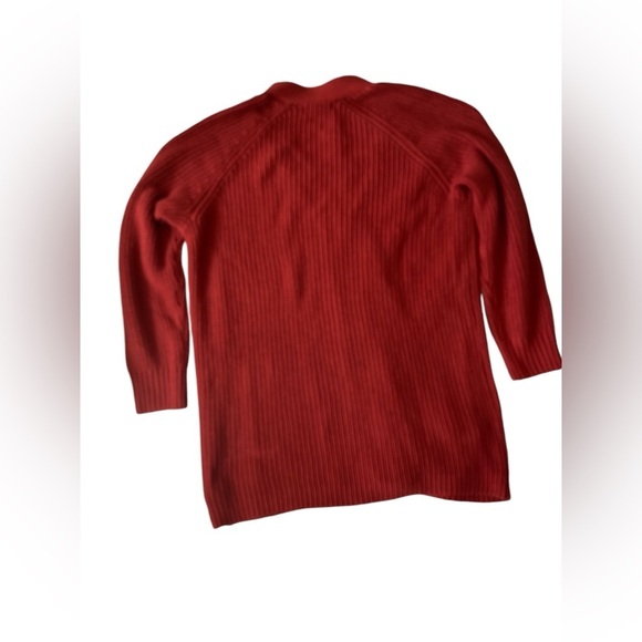 Woman Within Plus Size Button-Front Shaker
Cardigan Red Orchard Size 18/20 L - Picture 6 of 10